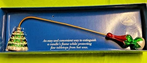 Vintage Candle Snuffer Christmas Tree Boston Warehouse Heirloom Ornaments w/Box - Picture 1 of 10