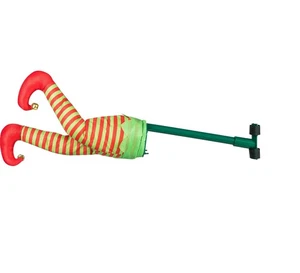 Mr. Christmas Animated Kicking Elf Christmas Tree Decoration - Motion Activated - Picture 1 of 2