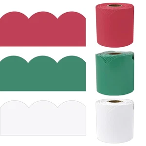 Carson Dellosa 65' Merry & Bright Holiday 3 Pack Rolled Bulletin Board Border - Picture 1 of 4