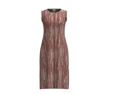 Vestido sin mangas LuLaRoe Sadie Midi - Estampado carmesí y marfil - Grande Foto 1 de 4