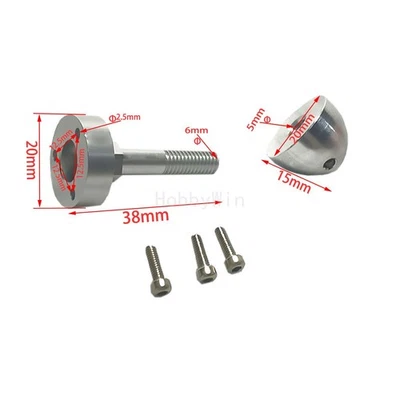 FMS part FMSDZX007 3536 Motor Shaft for 1400mm J3 V4 RC Scale Model Airplane - Image 1 of 4