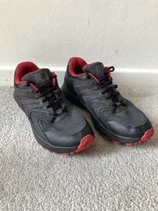 Karrimor Caracal 2 Ortholite Trail Running Entrenadores Negro Rojo Reino Unido Talla 9 - Imagen 1 de 16