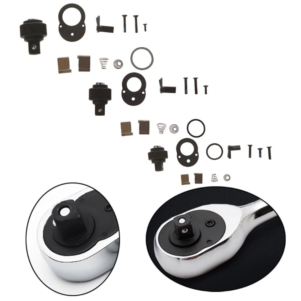 Quality Ratchet Socket Wrench Repair Accessory Reversible Chrome Plated - Image 1 of 4