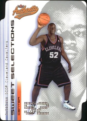 2001-02 Fleer Authentix Sweet Selections #8 DeSagana Diop - BSK - Image 1 of 2