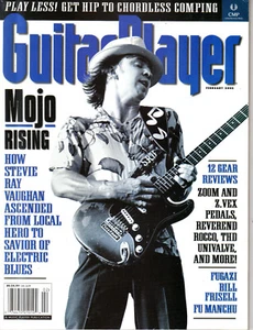 Guitar Player Magazine February 2002 Stevie Ray Vaughan Bill Frisell Fugazi - Picture 1 of 2