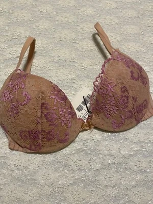 Sujetador de encaje push up La Perla Glamour Imagine Collection 32D rosa nude Foto 1 de 2