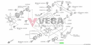 Coolant Thermostat to suit Nissan 350Z Z33 Series 1 & Skyline V35 350GT (VQ35DE) - Picture 1 of 1