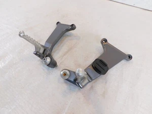 2002-2003 Aprilia SL1000 Falco Grey Left/Right Footrest Foot Peg Mounts - Picture 1 of 10