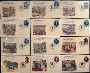 Lot of Liberia Presidents of U.S.A. 12 First Day Covers 2 - Picture 1 of 1