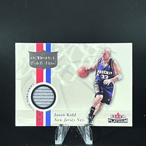 Jason Kidd 2001-02 Fleer Platinum National Patch Time HOF SUNS RARE NICE LOOK!!