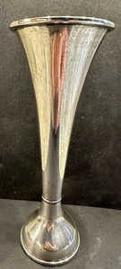 International #177 Sterling Silver Weighted Trumpet Vase / Candle Holder 7.5” - Picture 1 of 5