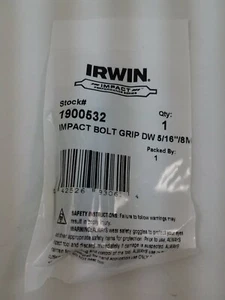 Empuñadura de perno Irwin Impact DW 5/16 1900532 A4 - Imagen 1 de 2