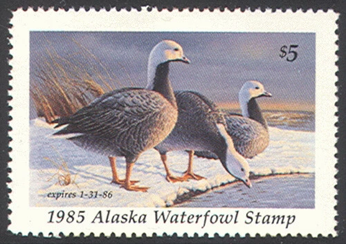 AK1 1985 Alaska Duck Stamp  MNH - Image 1 of 1