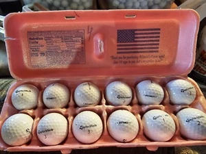 12 Used TaylorMade Distance Golf Balls - Picture 1 of 1
