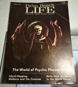 Palm Beach Life Jan. 1975 The World Of Psychic Phenomena Magazine Vintage - Picture 1 of 24