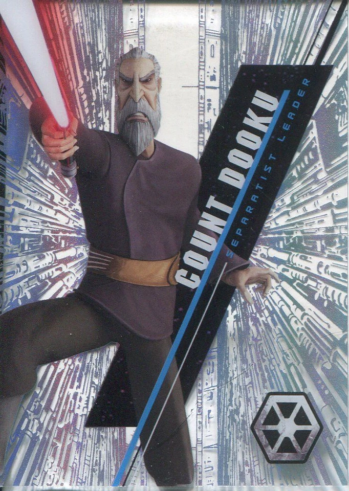 Star Wars 2016 High Tek Pattern 3 Form 1 Base Card SW-49 Count Dooku - Image 1 of 1