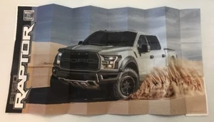 F-150 2017 Raptor Ford Truck Sand Dune Poster 26X14 Paper New Dealer - Bild 1 von 4