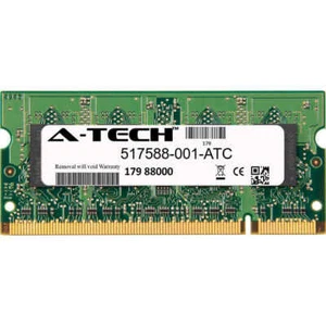 4GB DDR2 PC2-6400 800MHz SODIMM (HP 517588-001 Equivalent) Memory RAM - Picture 1 of 2