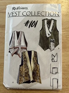 Vest Collection #101 Diane Ericson ReVisions Sewing Pattern UNCUT sz XS-XXL - Picture 1 of 2