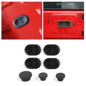 Tailgate Plugs Floor Drain Plugs Rubber Plugs for Jeep Wrangler JK JKU 2007-2017 - Picture 1 of 7