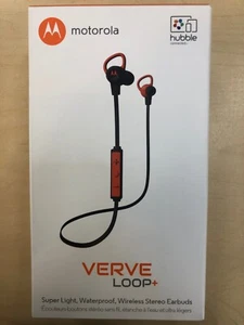 Motorola Verveloop+ Water Resistant Bluetooth Wireless Stereo Headphones w/ Mic - Picture 1 of 4