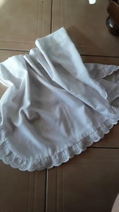 vIntage JUPON coton broderie anglaise 1965#old clot - Picture 1 of 2