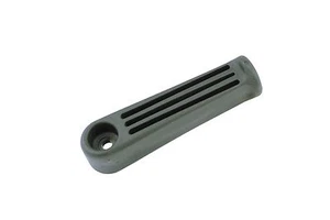 5 x Black Large Rigid Plastic File Handles 105mm Length Round Core M9231 - Picture 1 of 2