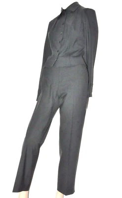  GUCCI Traje Pantalón Elástico Militar Verde Lana y Cachemira Talla 38 Foto 1 de 4