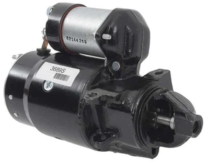 1955-82 Remanufactured Starter 2 Bolt Staggered Mount with Iron Nose - Foto 1 di 4