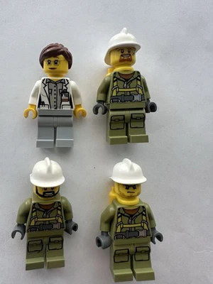 Lego City Volcano Explorers Minifigure Lot - Image 1 of 4