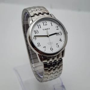 Timex Indiglo T2P294 Easy Reader All ST STEEL WR 30M QUARZ Analog Herrenuhr - Bild 1 von 10