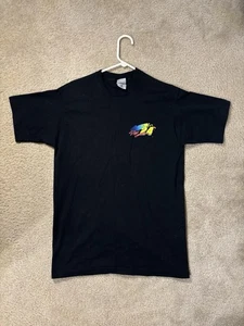 Jeff Gordon NASCAR T-Shirt Mens Large Black Rainbow DuPont 24 Car Graphic - Picture 1 of 7