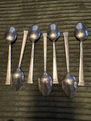 Лот из 7 чайных ложек Lenox FOREVER из нержавеющей стали 6 1/4 дюйма б/у в отличном состоянии - Изображение 1 из 4