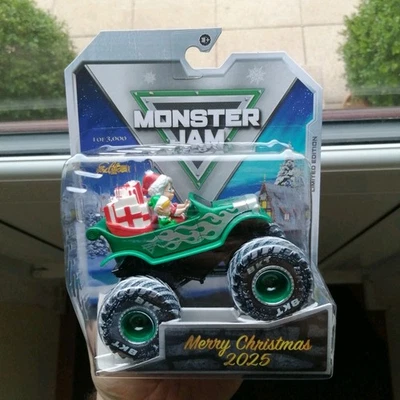 HOT WHEELS Monster Jam 1/64 - MRS CLAUS CHRISTMAS 2025 🇺🇸 USA IMPORT 🇺🇸