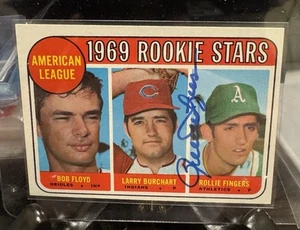 1969 Topps SIGNED Rollie Fingers RC #597 AUTO “NM-MT” Oakland A’s HOF ROOKIE - Picture 1 of 9