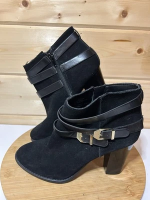 INC International Concepts Negro Jaydie Vestido Botines Zapatos Talla 8M Foto 1 de 4