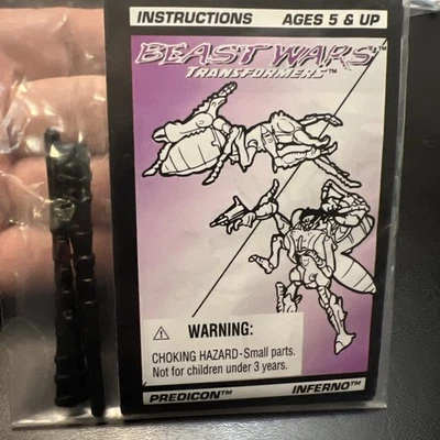 Transformers Beast Wars Inferno Missiles Instructions Accessories Parts - Image 1 of 2