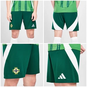 Pantaloncini Adidas Irlanda del Nord 2024 Home Uomo - Taglia L Nuovi - Foto 1 di 4