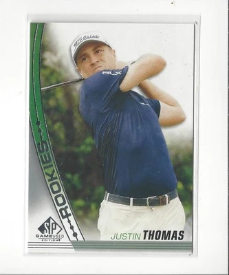 2021 SP Game Used #50 Justin Thomas RC Rookie - Image 1 of 2