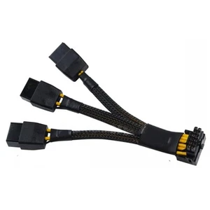 16Pin GPU Cable to 3X 8Pin Pcie - 16AWG PCIE 5.0 12VHPWR 600W - Picture 1 of 1