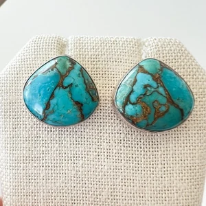 JAY KING Turquoise Teardrop Sterling Silver Earrings DTR Desert Rose Trading - Picture 1 of 9