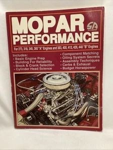 1988 "Mopar Performance" by Larry Schreib Softcover S-A Design Updated from 1978 - Picture 1 of 8