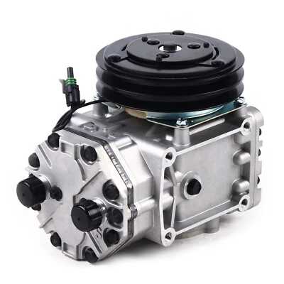 AC A/C Compressor ET210L-25073C Fit For Freightliner Peterbilt Kenworth 10.3 L - Image 1 of 4