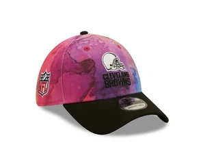 Cleveland Browns New Era Sideline Crucial Catch 39THIRTY Hat - Ink Pink - Picture 1 of 8