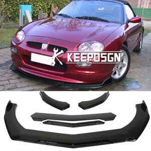 For MG MGF ZR Gloss Front Bumper Lip Splitter Spoiler Lower Chin Body Protector
