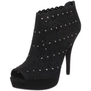 Enzo Angiolini Subra modische schwarze Damen-Stiefeletten aus Veloursleder 7 M - Bild 1 von 6