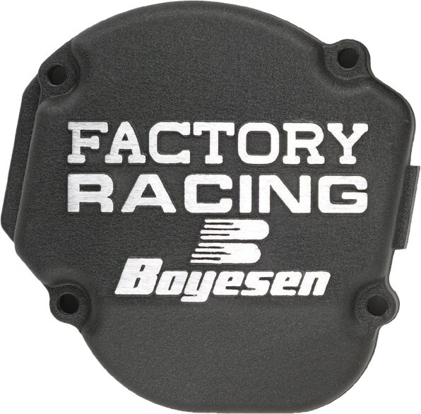 Boyesen Factory Ignition Stator Cover Black SC-00B Honda CR80R CR85R CR 80 85 - Image 1 of 1