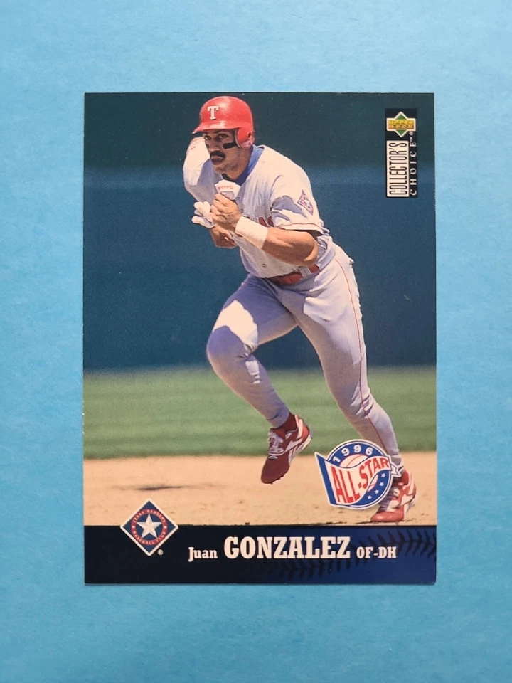 JUAN GONZALEZ 1997 UPPER DECK COLLECTOR'S CHOICE BASEBALL CARD # 240 G5776 - Image 1 of 1