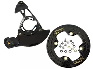E*thirteen LG1+ Turbo Chain Guide I05 Dual Bash System 36-40t Nero - Foto 1 di 3