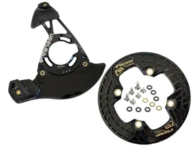 E*thirteen LG1+ Turbo Chain Guide I05 Dual Bash System 36-40t Black - Image 1 of 3